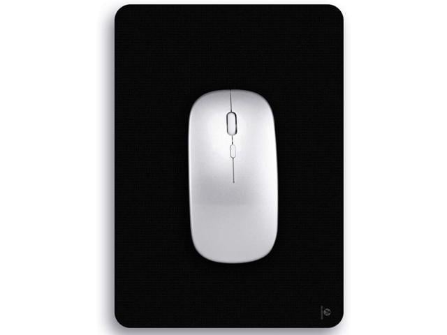 Small Mouse Pad 6 x 8 Inch, Mini Mouse Pad Thick for Laptop Wireless Mouse Home Office Travel, Portable & Washable (Black)