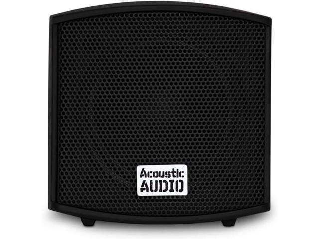 Acoustic Audio AA321B Mountable Indoor Speakers 400 Watts Black Bookshelf Pair