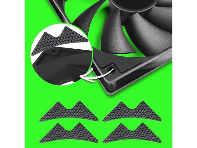 60pcs Cooling Fan Damper 120/140mm Fans Shock Absorbing Sealing Silicone Gasket for PC Computer Case Fan