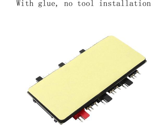 12V 4Pin PWM & 5V 3Pin ARGB with SATA 15Pin Power 2-in-1 Hub 6 Way Sync CPU Cooling Fan Addressable RGB Lighting PCB Splitter for Extended...