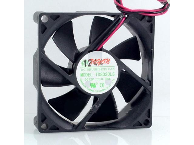 TD8020LS 12V 0.08A 8CM Water Dispenser Fan 808020MM Silent Fan