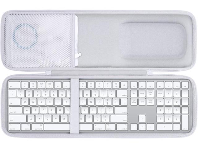Aenllosi Hard Carrying Case for Apple Magic Keyboard with Numeric Keypad, Mouse and Trackpad