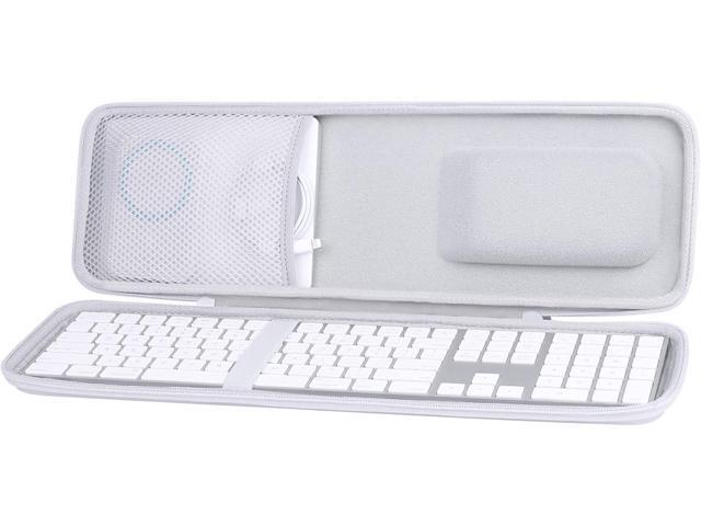 Aenllosi Hard Carrying Case for Apple Magic Keyboard with Numeric Keypad, Mouse and Trackpad