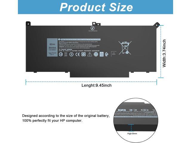 BND F3YGT Latitude 7480 Battery 7490 for Dell Latitude 12 7000 7280 7290 13 7000 7380 7390 14 7000 7480 7490 Series P28S001 P29S002 P73G P73G002...