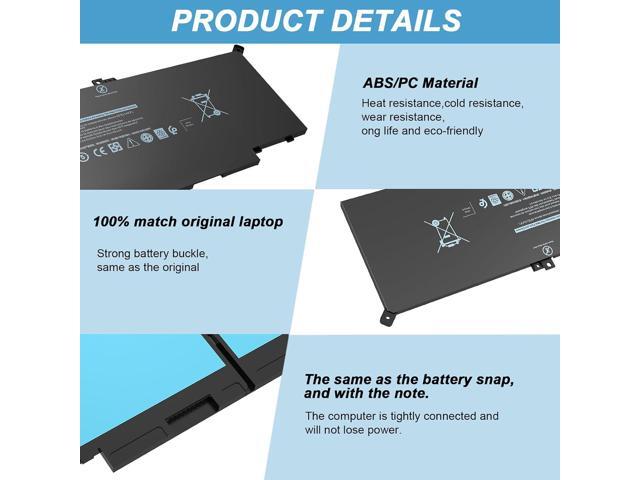 BND F3YGT Latitude 7480 Battery 7490 for Dell Latitude 12 7000 7280 7290 13 7000 7380 7390 14 7000 7480 7490 Series P28S001 P29S002 P73G P73G002...