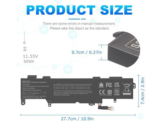 TREE. NB Battery SS03XL 933321-855 for Hp EliteBook 840 G5 G6 Battery 730 735 740 745 830 846 G5 840 G6 735 745 830 G6 ZBook 14U G5 G6 HSN-I13C-4...