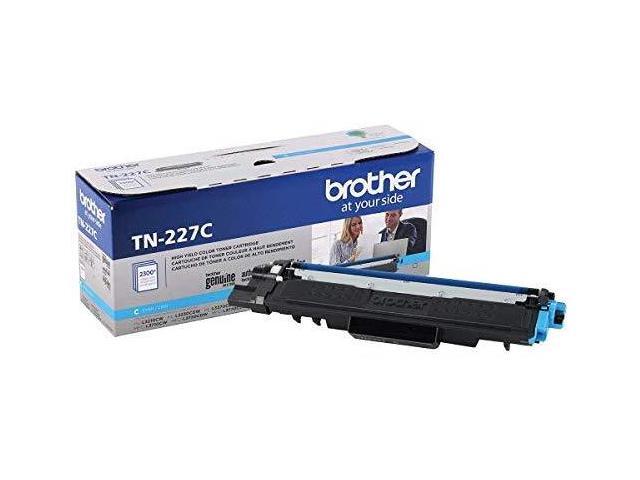 Brother Genuine TN227BK, TN227C, TN227M, TN227Y High Yield Black/Cyan/Magenta/Yellow Toner Cartridge Set, TN227