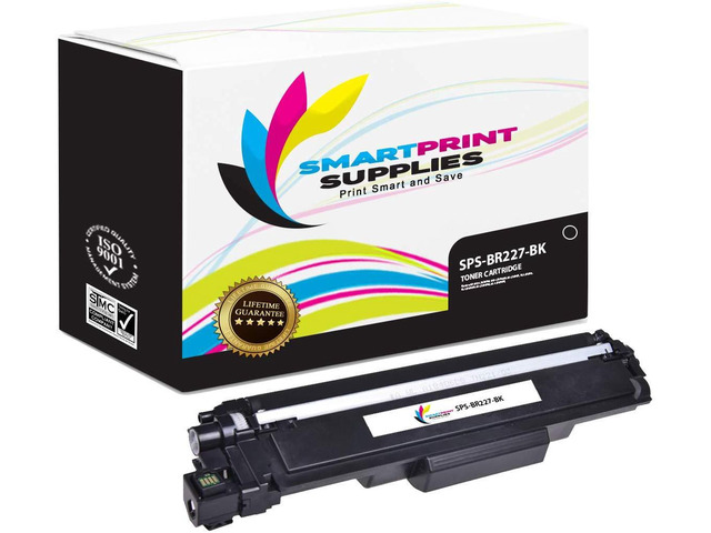 Smart Print Supplies Compatible TN227 TN-227BK Black with Chip High Yield Toner Cartridge Replacement for Brother HL-L3210CW L3230CDW L3270CDW...