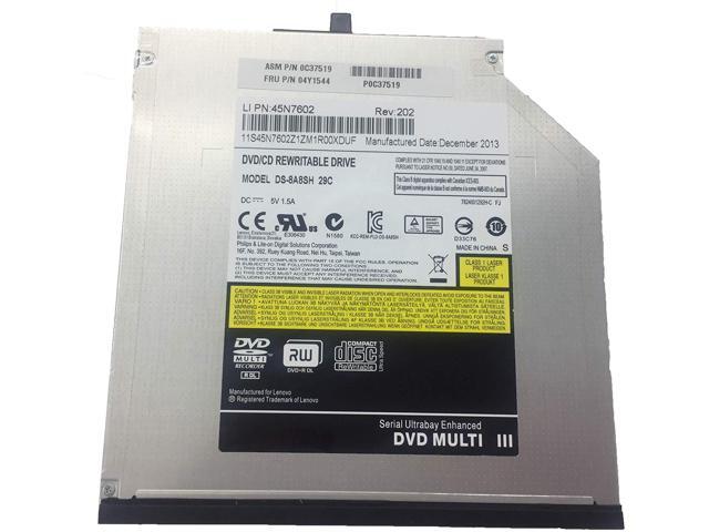 12.7mm DS-8A8SH DVD¡ÀRW SATA Burner Drive for Lenovo T420 T420i T430 T430I T430s T510 T520 T530 W530 G585 R500 Compatible 04Y1544 0C37519 45N7602...
