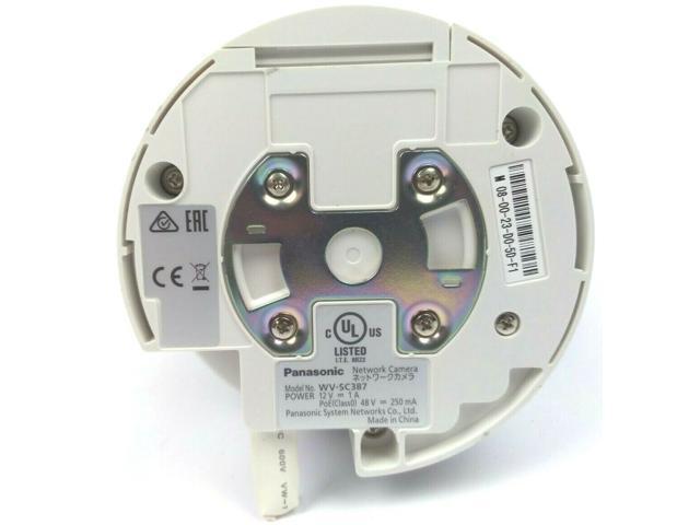 Panasonic WV-SC387 Super Dynamic HD PTZ Dome Network Camera (NOB)