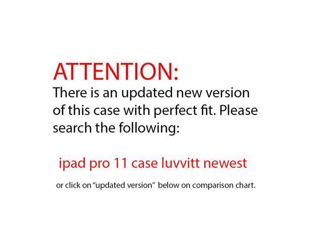 luvvitt ipad pro 11 case crystal view flexible tpu slim and light back cover with shockproof cushion corners drop protection fo