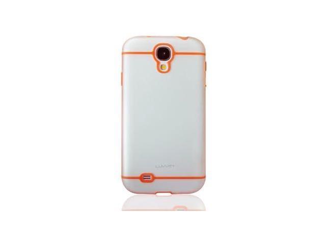 LUVVITT HYBRID Case / Cover for GalaxyS4 - Clear / Orange