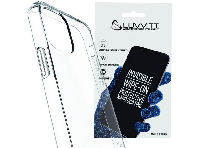 Luvvitt $250 Warranty CLEAR VIEW Case + Liquid Glass Screen Protector Bundle for iPhone 11 Pro 2019