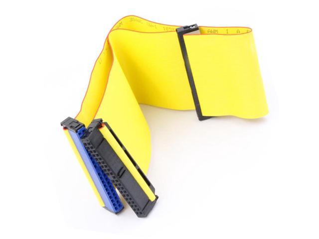 IDE Cable 40 Pin IDE ATA Hard Drive Ribbon Data Transfer Cord HDD,DVD Ribbon Cable for Motherboard of Computer Server PC IPC Industrial...