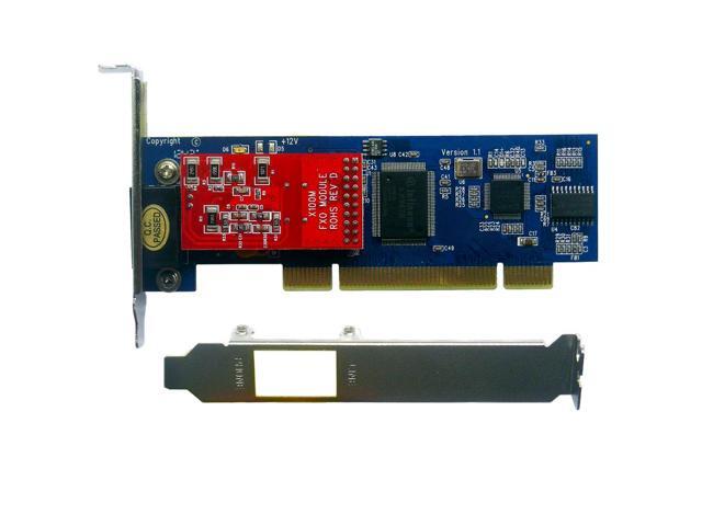 X100P with 1 FXO Modules,PCI Asterisk Card with 2U Low Profile, Supports Asterisk FreePBX Issabel Free PBX FXS FXO Card Phone System