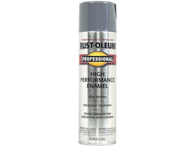 Rustoleum Professional High Performance Topcoat Enamel Spray Paint, Dark Machine Gray