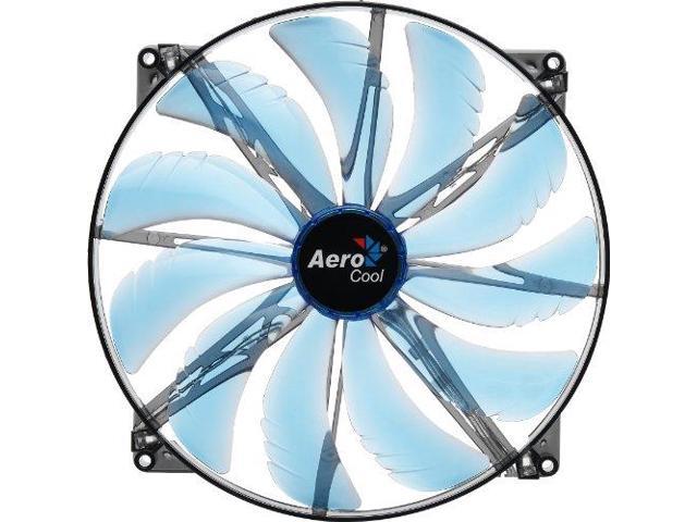 AeroCool Silent Master 200mm Blue LED Cooling Fan EN55642