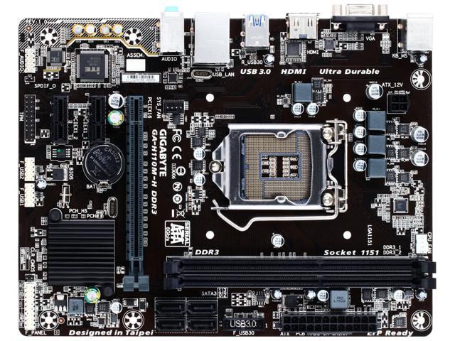 GIGABYTE GA-H110M-H Micro ATX Intel Motherboard