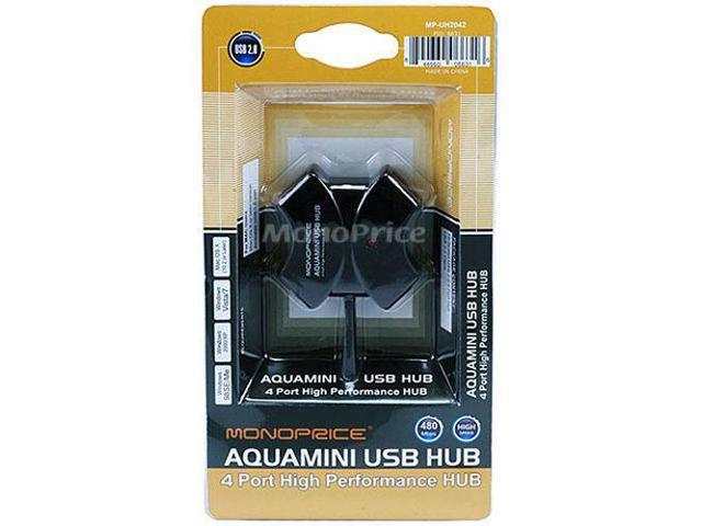 Monoprice 4-Port USB 2.0 Hub Black (106631)