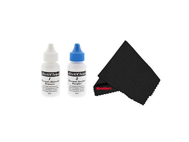 ArctiClean 60ML Kit (30ml ArctiClean1+30ml ArctiClean2) & MicroFiber (7' X 6') Cleaning Cloth