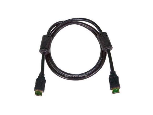 Monoprice High Speed HDMI Cable - 4 Feet - Black, 4K @ 24Hz, HDR, 18Gbps, YUV 4:4:4, 28AWG - Select Series