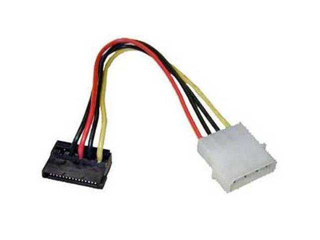 BattleBorn Cable 6' 4-Pin to Right Angle SATA Power Adapter