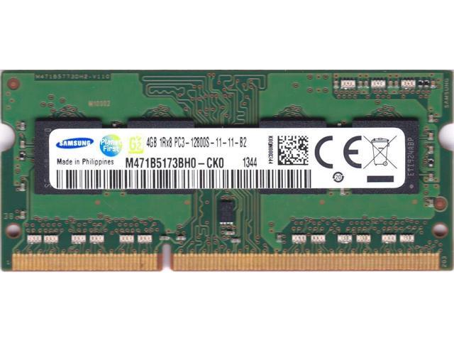 M471B5173BH0-CK0 Samsung 4GB RAM 1Rx8 PC3 12800S DDR3 1600MHz Laptop Memory