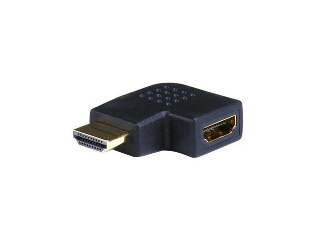 Monoprice HDMI Right Angle Port Saver Male to Female Adapter (109358)