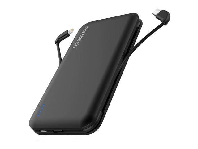 UPC 633755142093 product image for Naztech 10000 mAh Lightning + USB-C Power Bank Black HPL14209 | upcitemdb.com