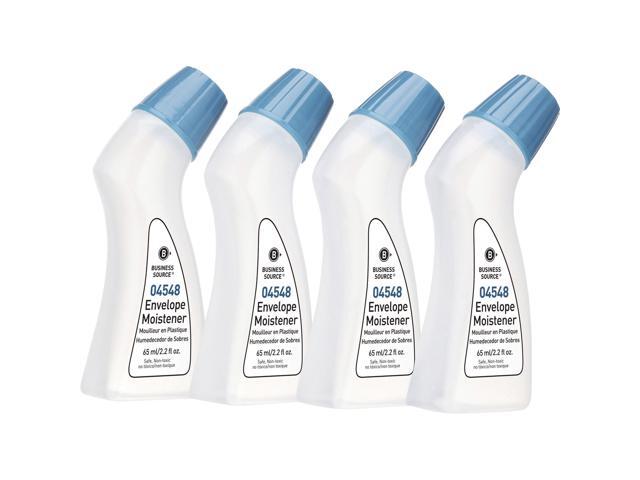 Business Source Envelope Moistener - 2.20 fl oz - Blue - Fast-drying, Clog-free, Non-toxic