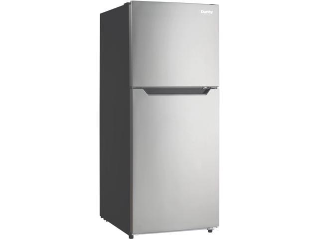 Danby 10.1 Cu. Ft. Refrigerator w/Freezer, Stainless Steel Look DFF101B1BSLDB photo