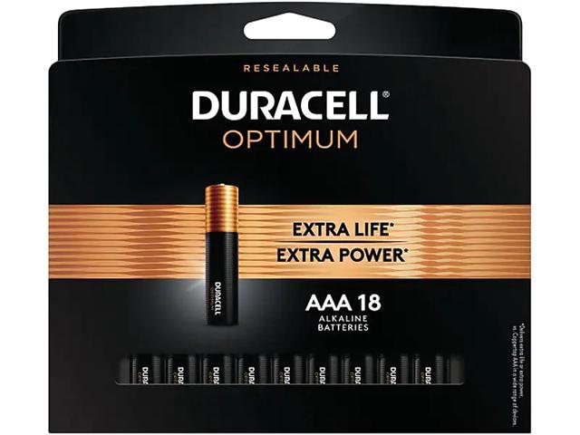 Duracell Optimum AAA Batteries with Power Boost Ingredients, 18 Count Pack Double A Battery with Long-lasting Power, All-Purpose Alkaline AA Battery for Household and Office Devices (B089RCP1XZ)