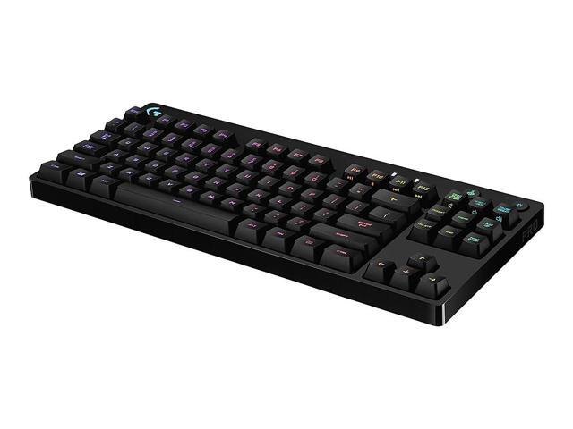 Logitech - G PRO TKL Wired Mechanical GX Blue Clicky Switch Gaming Keyboard with RGB Backlighting for PC - Black - image 4