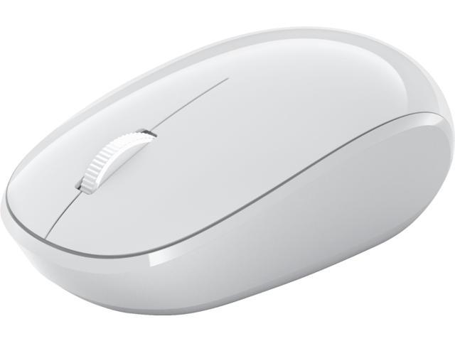 Microsoft Bluetooth Mouse - Glacier. Comfortable Design, Right/Left Hand Use, 4-Way Scroll Wheel, Wireless Bluetooth Mouse for PC/Laptop/Desktop.