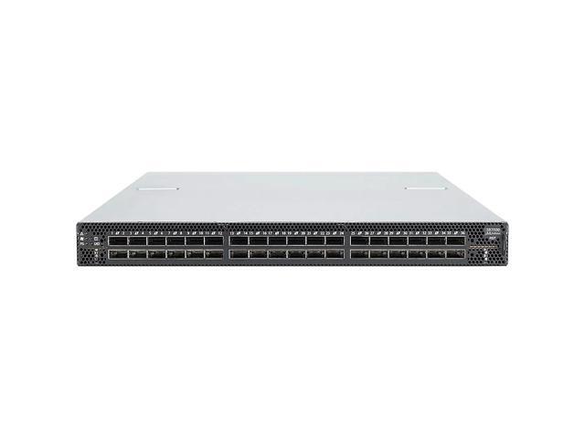 MELLANOX TECHNOLOGIES Switch-IB -2 Based EDR InfiniBand 1U Switch, 36 QSFP28 Ports, 2 Power Supplies (AC), x86 Dual Core, Standard Depth, P2C.