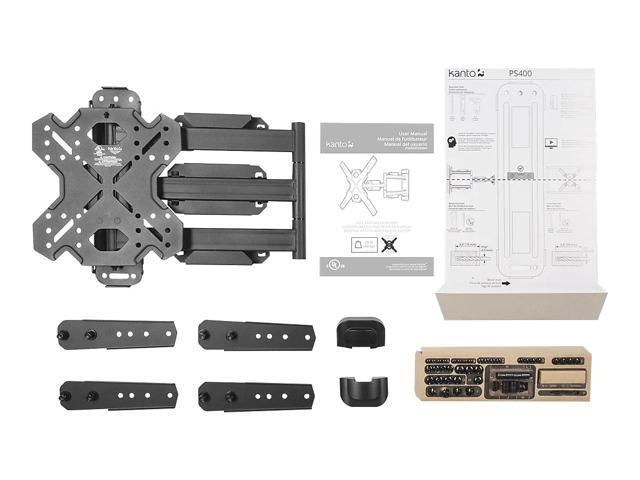 Kanto - Full-Motion TV Wall Mount for Most 30" - 70" TVs - Extends 27.6" - Black - image 11
