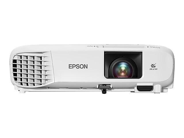 Epson PowerLite 118 XGA 3LCD Classroom Projector with Dual HDMI, 3800 lumens (V11HA03020) - White