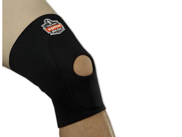 Ergodyne ProFlex Knee Sleeve With Open Patella/Anterior Pad Black Medium 16533
