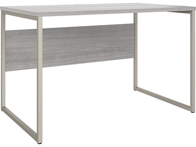 UPC 042976151485 product image for Bush Business Furniture Hybrid 48' Computer Desk with Metal Legs Platinum Gray | upcitemdb.com