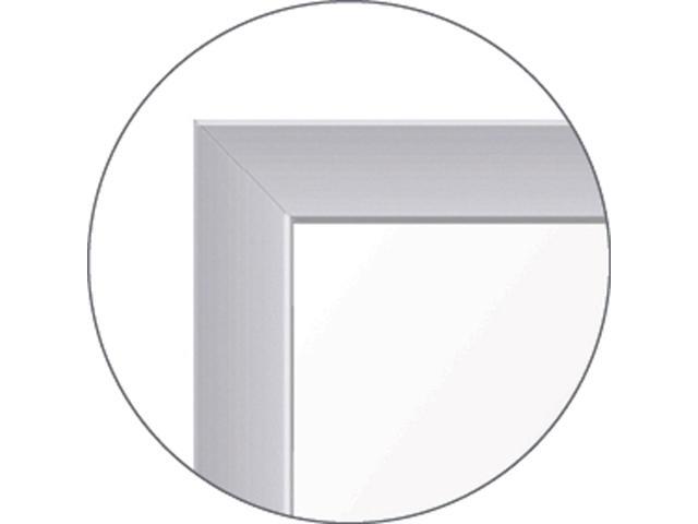 Ghent GRPM313S-34 OR Schedule Magnetic Whiteboard, Operating Room Scheduling Chart - 48.5' x 36.5' - White/Gray Surface, Satin Aluminum Frame