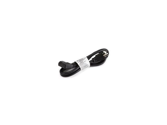 Monoprice 3ft 16AWG Power Cord w/ 3 Conductor PC Power Connector Socket, 13A (NEMA 5-15P to Right Angle IEC-320-C13)