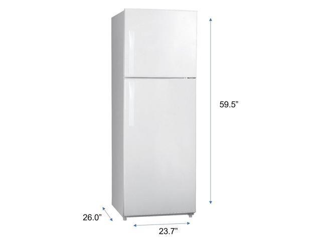 Premium Levella PRN10150HW 23.7'' 10.1 Cu. Ft. Refrigerator with Freezer White