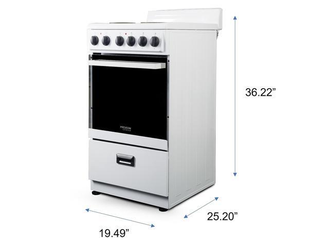 Premium Levella 20'' 2.2 cu. Ft. Electric Range White (PRE2025GW)