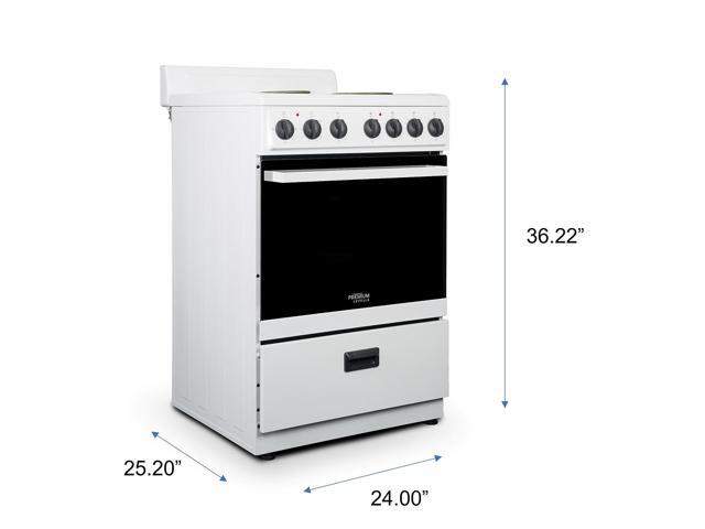 Premium Levella 24'' 2.7 cu. Ft. Electric Range White (PRE2425GW)