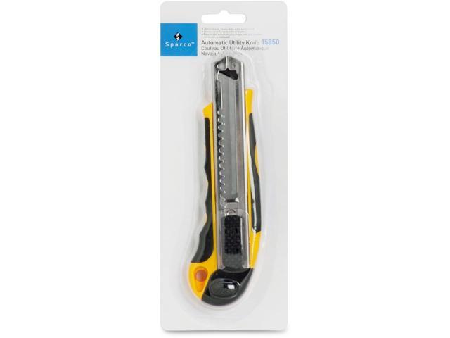 Photos - Other Power Tools Sparco Automatic Utility Knife w/4 Blades Yellow/Black 15850
