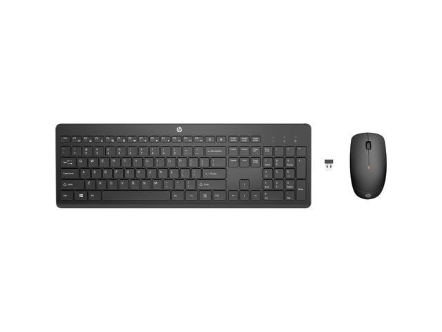 HP - 230 Full-size Wireless Keyboard and Mouse Bundle - Black - image 6