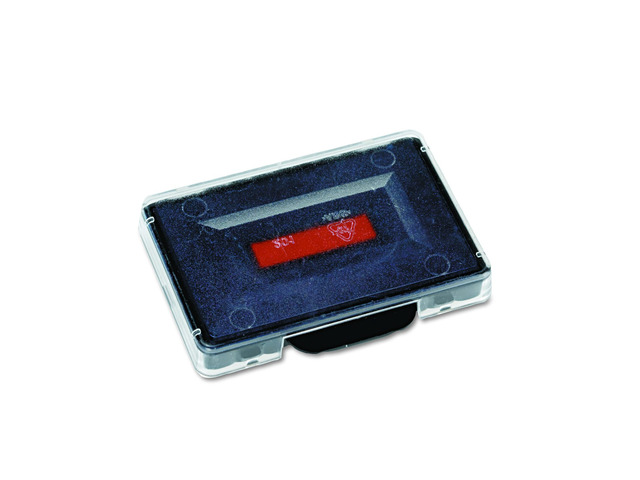 T5460 Professional Replacement Ink Pad for Trodat Custom Self-Inking Stamps 1.38' x 2.38' Blue/Red P5460BR