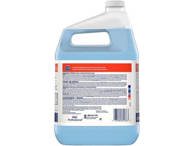 Spic and Span 32538, Disinfecting All-Purpose Spray and Glass Cleaner, Concentrated, 1gal