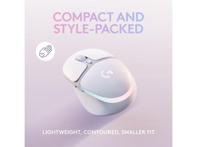 Logitech - G705 Aurora Collection Wireless Optical Gaming Mouse with Customizable LIGHTSYNC RGB Lighting - Wireless - White Mist - image 10