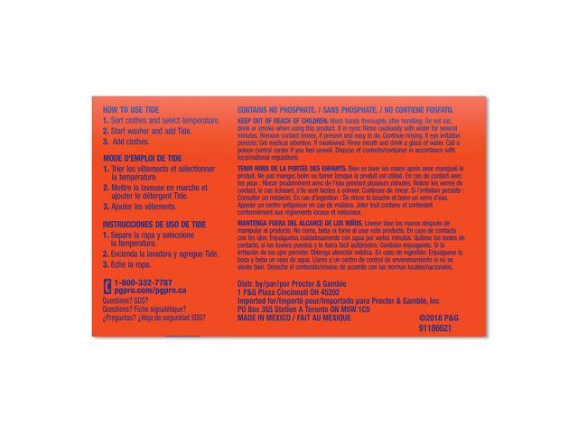 Tide Vending-Design Powder Laundry Detergent 1.5 oz. 156/Carton 49340